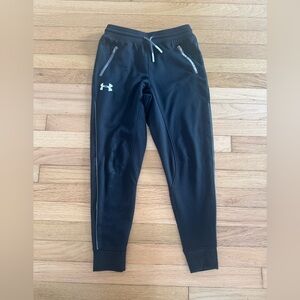 Under Armour Youth Boys Size XS Black Loose Jogger Pants